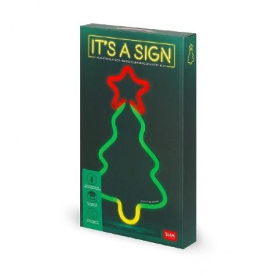 LEGAMI - INSEGNA LUMINOSA LED NEON "IT'S A SIGN" - XMAS TREE