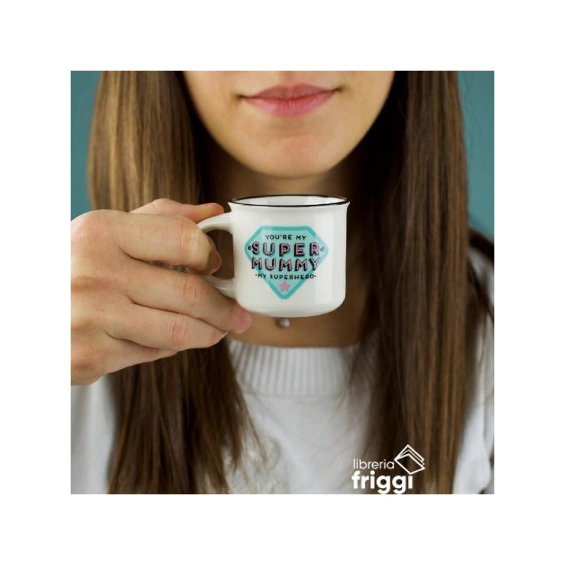 LEGAMI - ESPRESSO FOR TWO COFFEE MUGS - SUPER MOMMY & DADDY .. (Cod. B0857G5K2T -/)