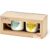 LEGAMI - ESPRESSO FOR TWO COFFEE MUGS - SUPER MOMMY & DADDY .. (Cod. B0857G5K2T -/)