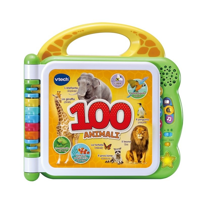 Libro illustrato bilingue - 100 animali-VT80-609507
