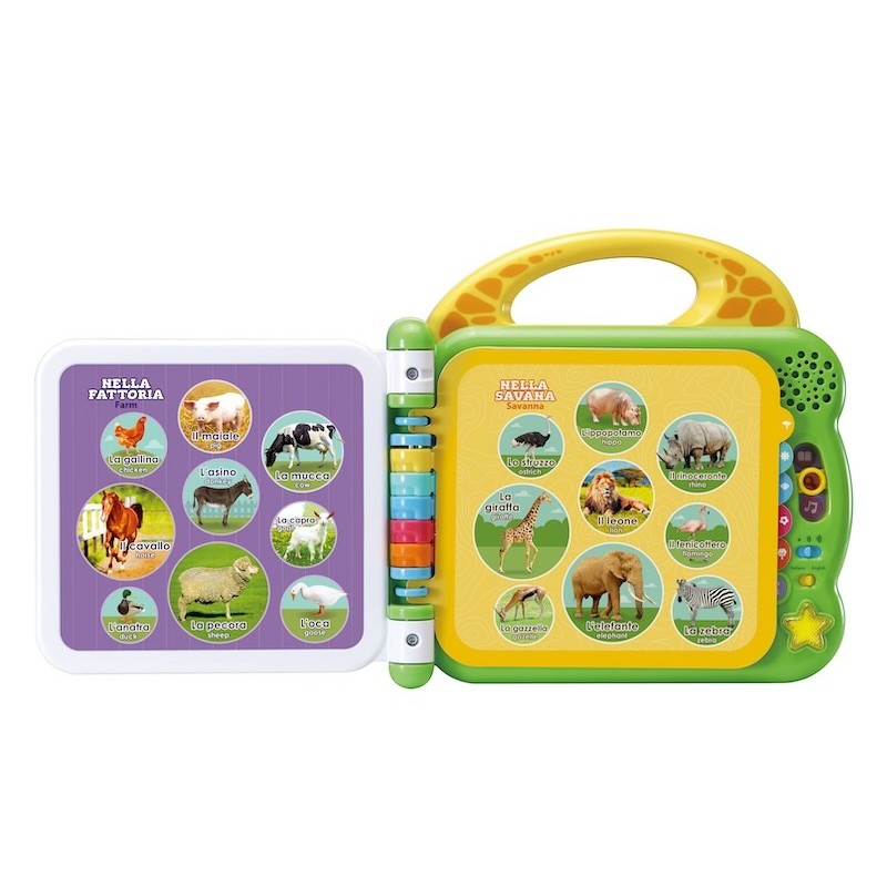 Libro illustrato bilingue - 100 animali-VT80-609507