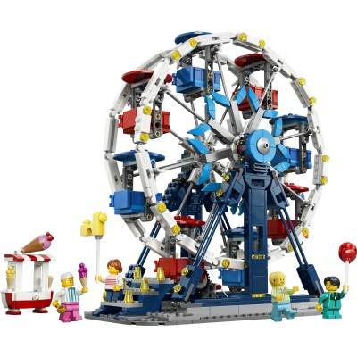 LEGO Creator 31389 3in1 Iconica Ruota Panoramica, Parco Giochi Trasformabile in Attrazione a Forma di UFO o in Giostra, da 8+