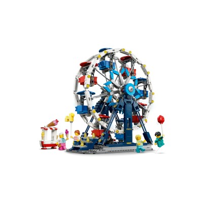 LEGO Creator 31389 3in1 Iconica Ruota Panoramica, Parco Giochi Trasformabile in Attrazione a Forma di UFO o in Giostra, da 8+