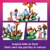 LEGO Friends 42690 Tea Party nella Foresta, Gioco di Ruolo con 2 Mini Bamboline, 3 Animali e Cibo Giocattolo, Regalo da 6+