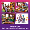 LEGO Friends 42705 Baita nella Foresta Autunnale, Casa Giocattolo con 4 Mini Bamboline, 2 Animali e Accessori, Regalo da 9+