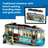 LEGO City Classic 60506 Tram Classico della Spiaggia, Treno Giocattolo con Binari e Scena di Strada, Regalo per Bambini da 7+