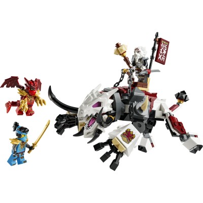 LEGO NINJAGO 71863 Zilvar e Grimtak la Bestia Drago, Giocattolo Ninja con Action Figure e 3 Minifigure, Regalo per Bambini 7+