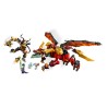 LEGO NINJAGO 71868 Mech Drago Mutaforma di Wyldfyre, Action Figure Giocattolo 2in1 con Mech e 6 Minifigure, Regalo Bambini 9+