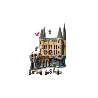 LEGO Harry Potter 76473 Castello di Hogwarts  Ala Est, Giocattolo con 13 Minifigure e Patronus da Collezione, Regalo da 10+