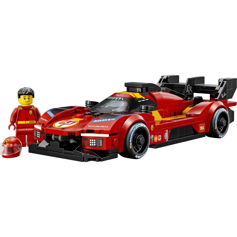 LEGO Speed Champions 77261 Ferrari 499P, Macchina Giocattolo STEM e Minifigure da Collezione, Regalo Sportivo per Bambini 9+