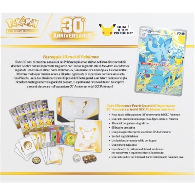 Pokemon 30° Anniversario - Set Allenatore Fuoriclasse (IT)-GMPK10447-I