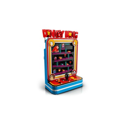 LEGO Super Mario 72051 Donkey Kong Arcade, Kit Modellismo per Adulti con Joystick e Barili, Idea Regalo da Collezione per Fan