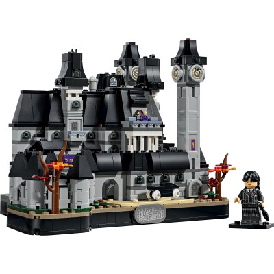 LEGO Wednesday 76788 Nevermore Academy, Modellino di Scuola Giocattolo con 3 Personaggi e Accessori, Regalo per Bambini 10+