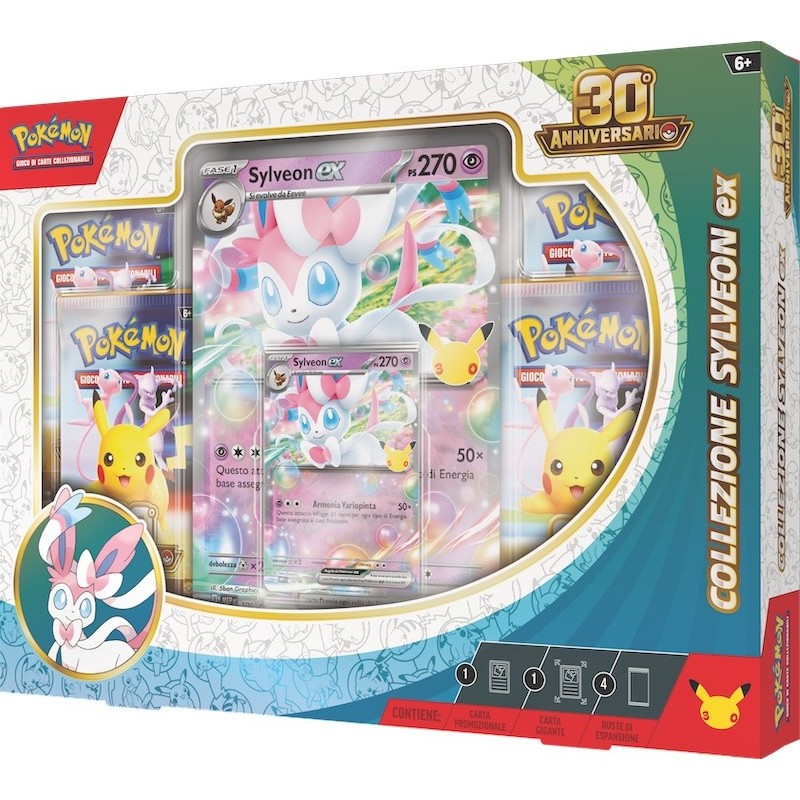 Pokemon 30° Ann. Collezione Greninja-ex & Sylveon-ex (IT)-GMPK10463-I