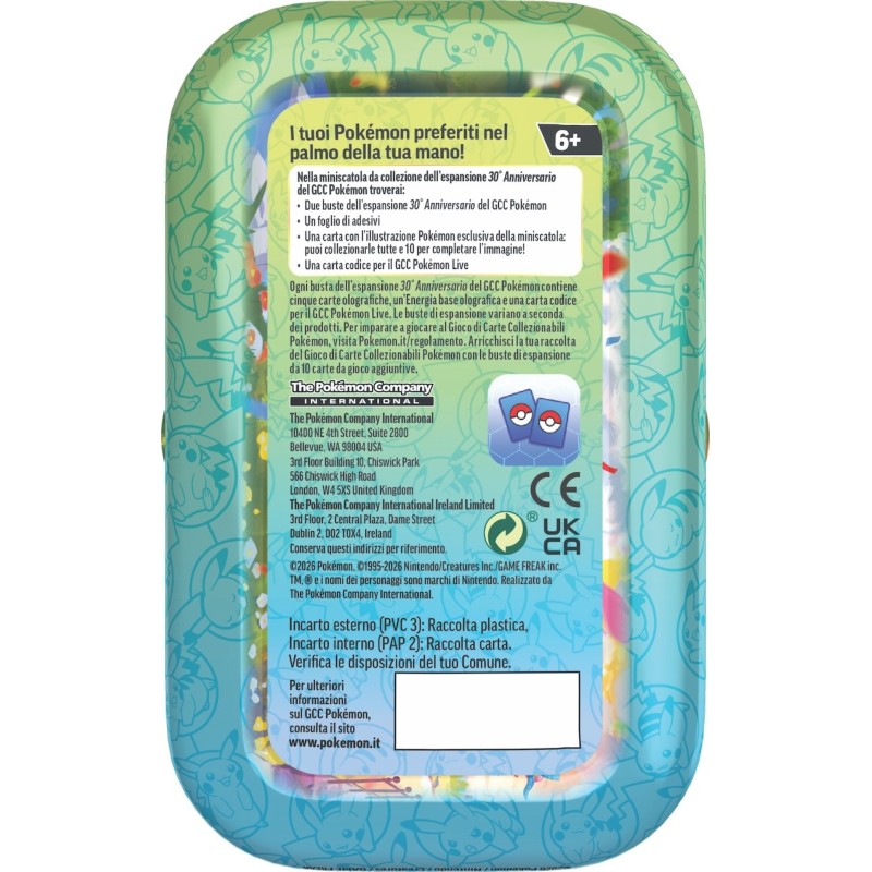 Pokemon 30th Mini Tin (IT)-GMPK10465-I