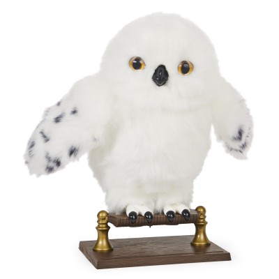 Wizarding World Civetta Edvige interattiva di Harry Potter 15 suoni e movimenti Reagisce al tatto e alla voce Peluche