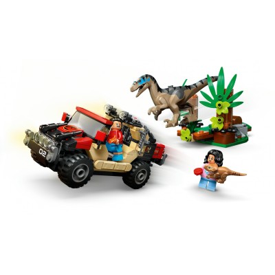 LEGO Jurassic World Fuga dal Raptor sul fuoristrada