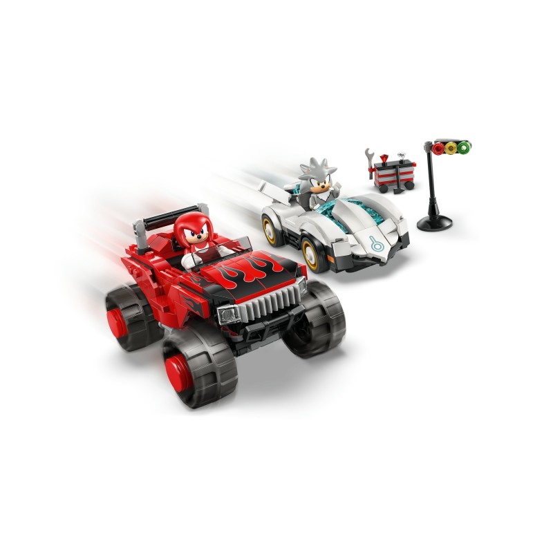 LEGO Sonic the Hedgehog Auto di Silver vs. Monster Truck di Knuckles