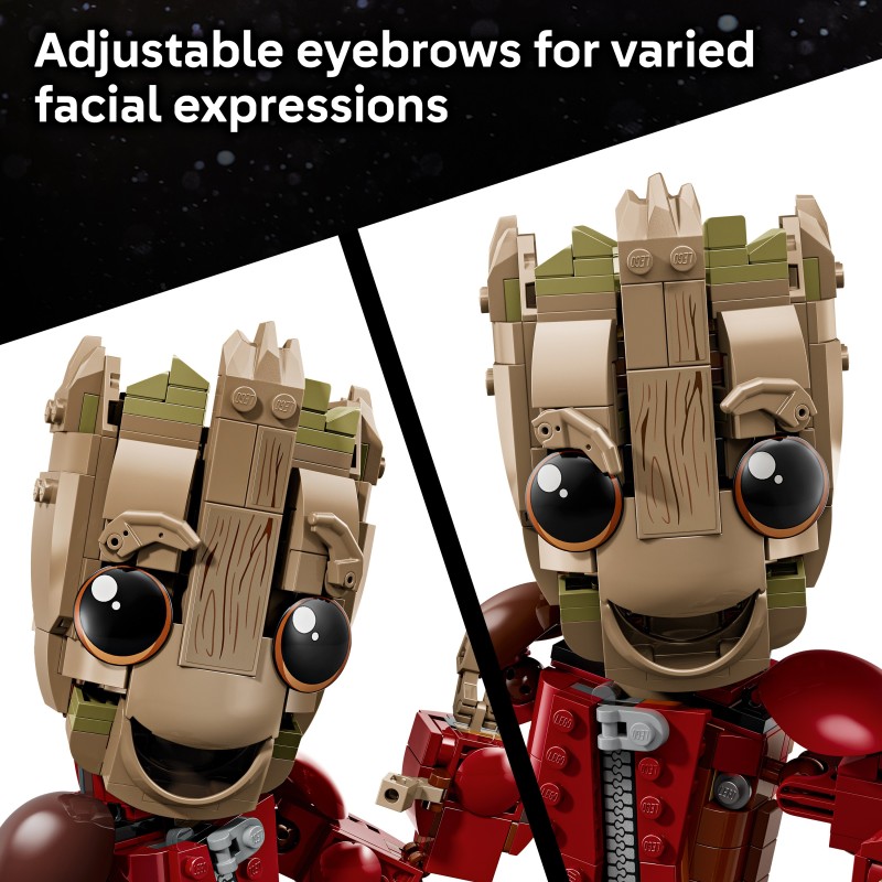 LEGO Marvel Groot in tuta da Ravager