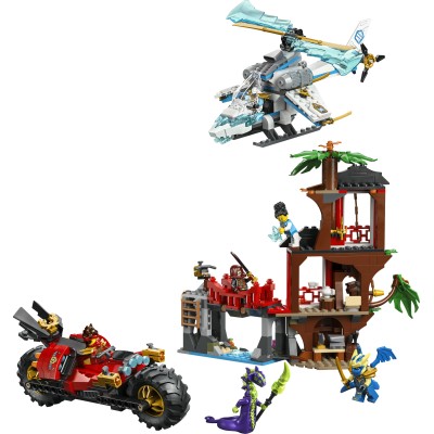 LEGO NINJAGO Battaglia alla casa sull’albero con veicolo Ninja
