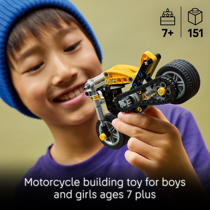 LEGO Technic Moto gialla