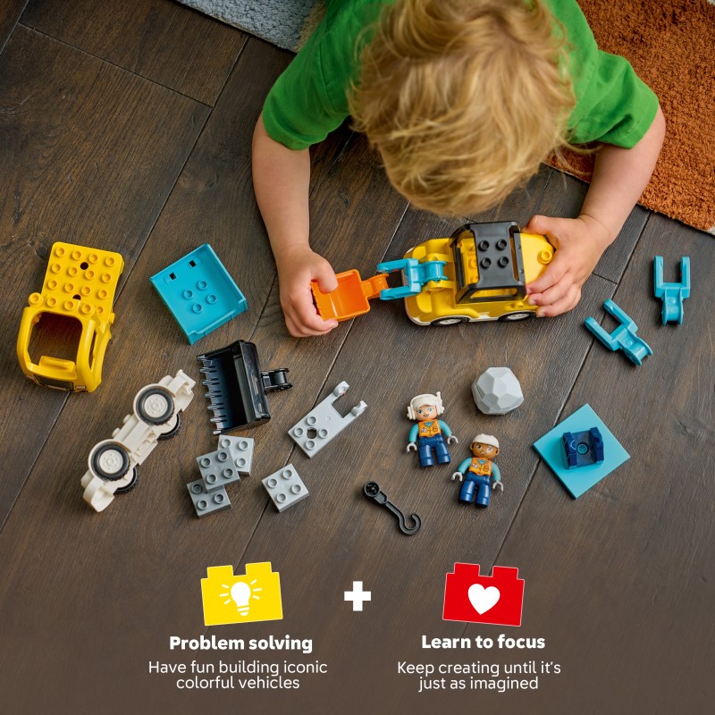 LEGO DUPLO Veicoli da cantiere 3 in 1
