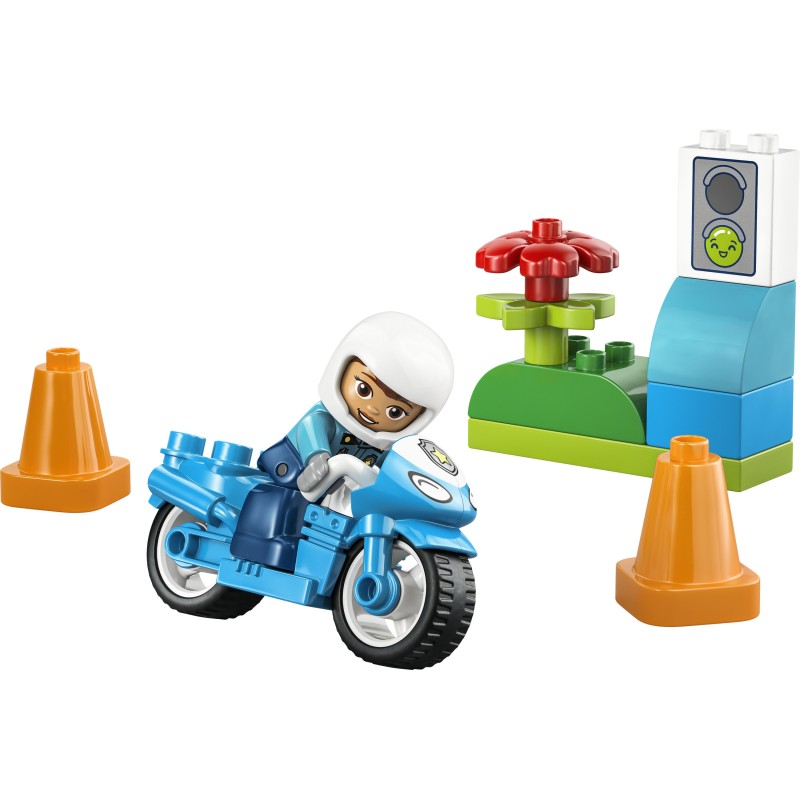 LEGO DUPLO Motocicletta blu della Polizia