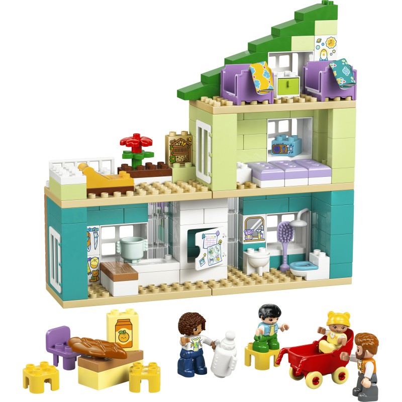LEGO DUPLO Casa familiare moderna 3 in 1 con personaggi