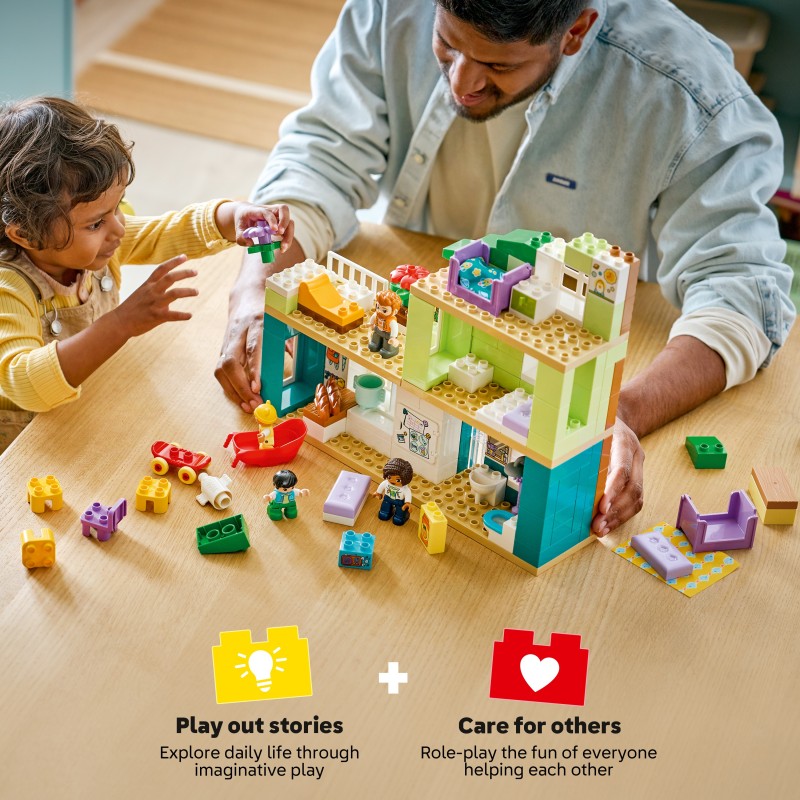 LEGO DUPLO Casa familiare moderna 3 in 1 con personaggi