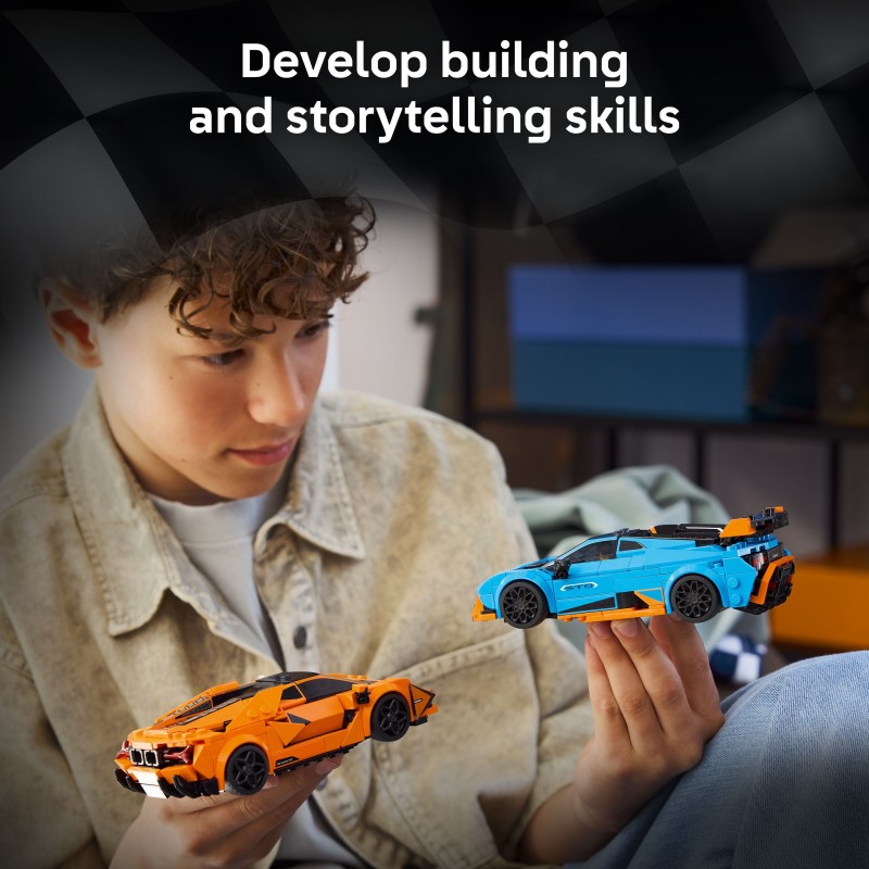 LEGO Speed Champions Lamborghini Revuelto e Huracán STO