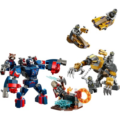 LEGO Avengers Endgame Thor contro Chitauri