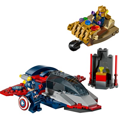 LEGO Captain America contro Thanos
