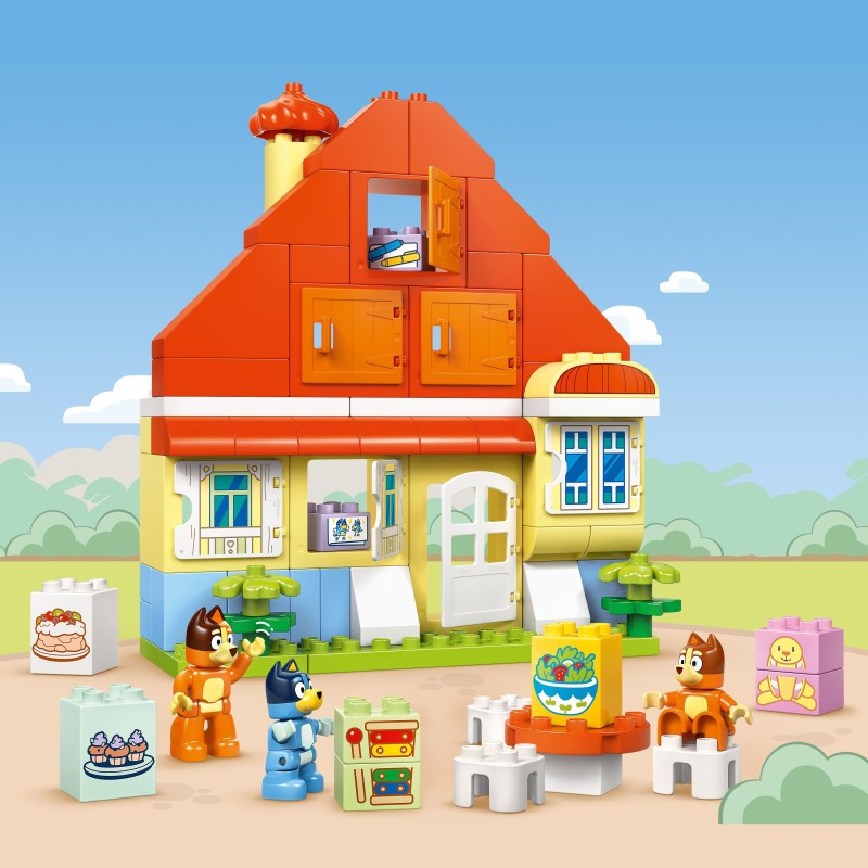 LEGO DUPLO Casa della Famiglia di Bluey con gioco di memoria
