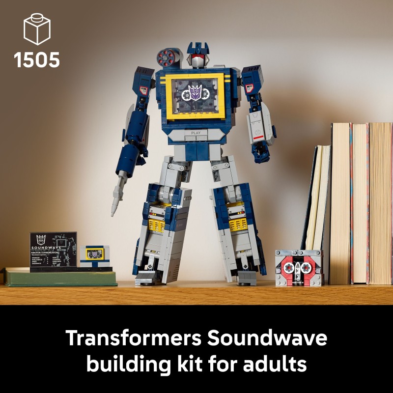 LEGO ICONS Transformers  Soundwave