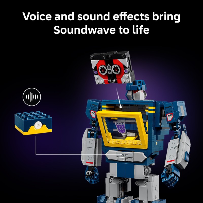 LEGO ICONS Transformers  Soundwave