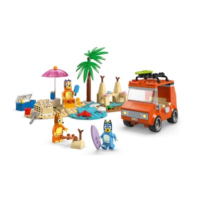 LEGO Vacanza sulla spiaggia della famiglia di Bluey