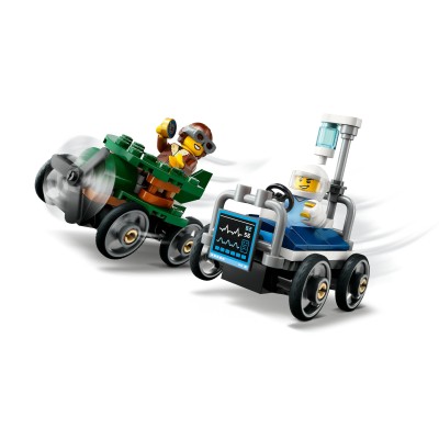 LEGO City Pack veicoli da corsa  aereo contro letto d’ospedale