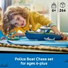 LEGO City Inseguimento del motoscafo della Polizia