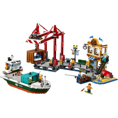 LEGO City Porto e nave merci