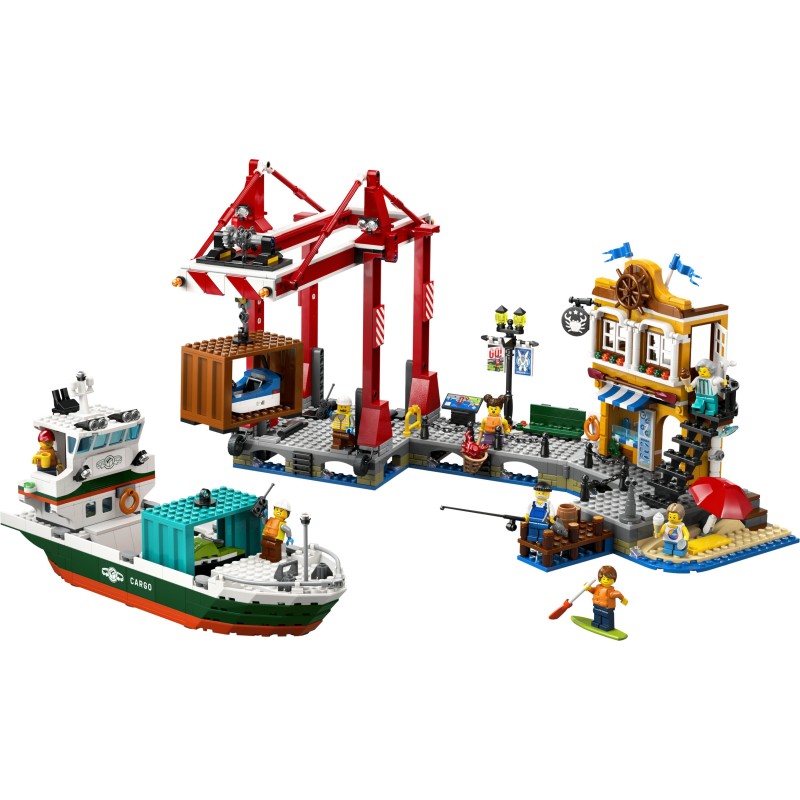 LEGO City Porto e nave merci
