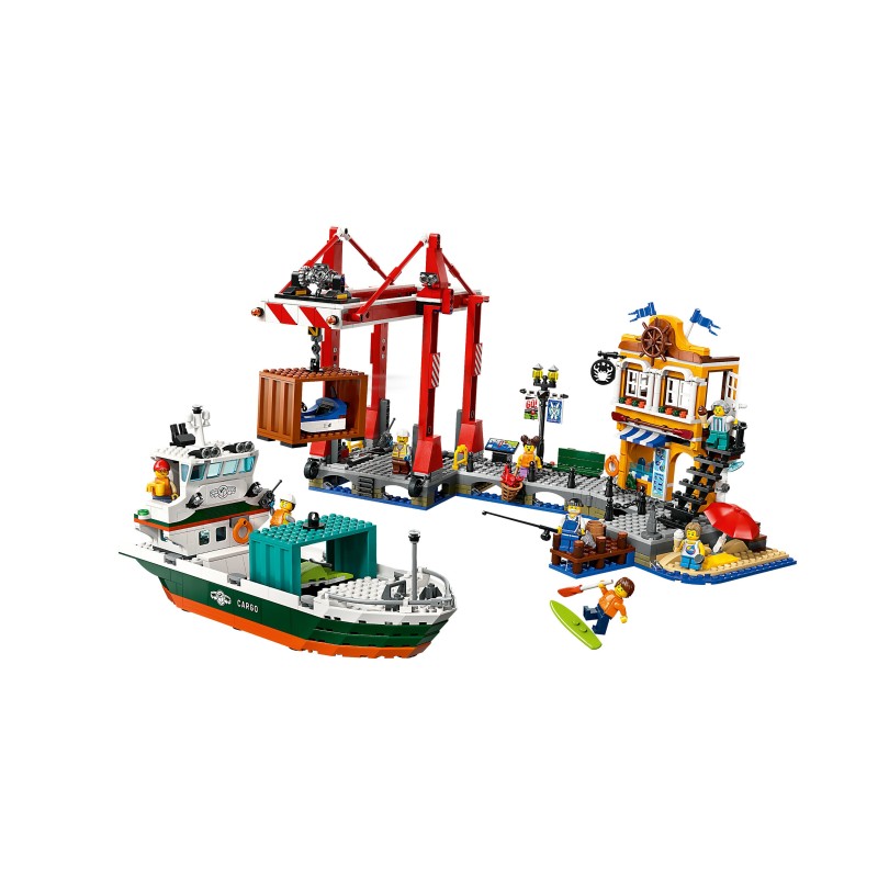 LEGO City Porto e nave merci