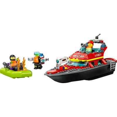 LEGO City Barca di soccorso antincendio