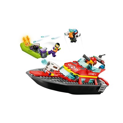LEGO City Barca di soccorso antincendio