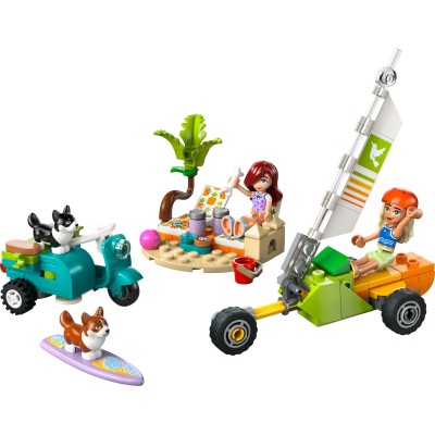 LEGO Friends Avventure canine su windskate e sidecar