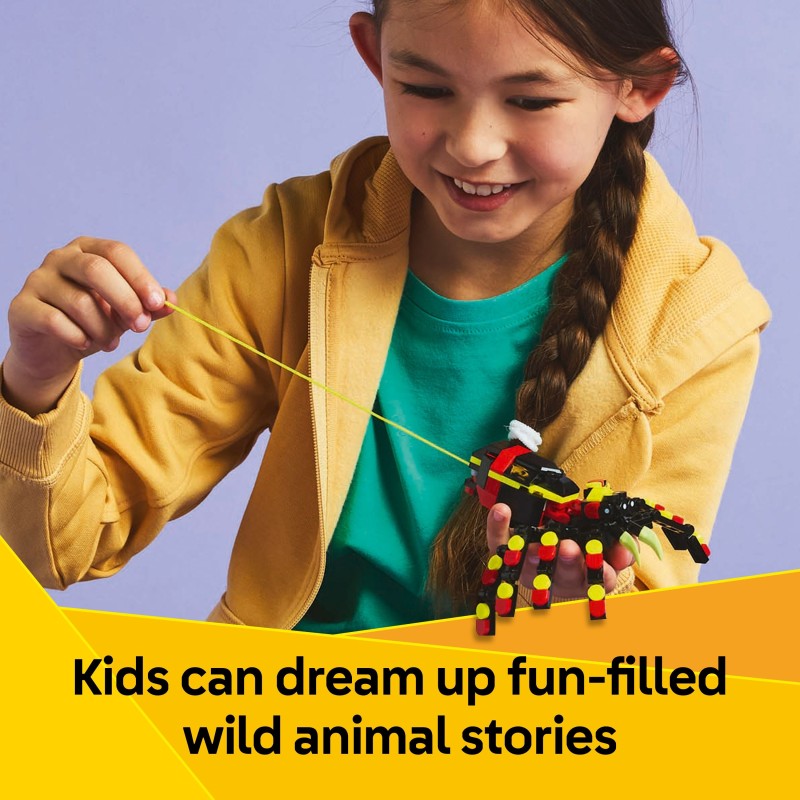 LEGO Creator Animali selvatici  ragno trasformista