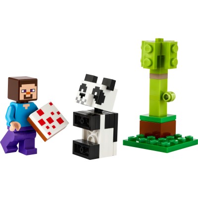 LEGO Minecraft Steve e Baby Panda