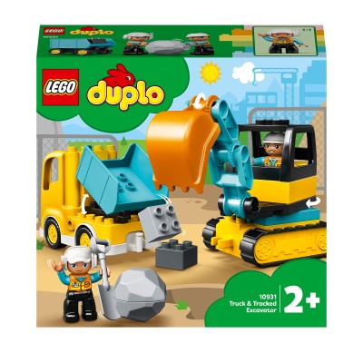 LEGO DUPLO Camion e scavatrice cingolata