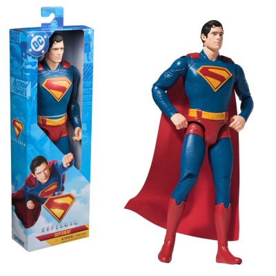 DC Comics , Action Figure dei Supereroi SUPERMAN da 30 cm, Giocattoli per Gioco di Finzione per Bambini e Bambine, 4+ Anni