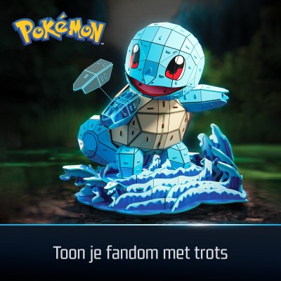 4D Build , Pokémon Squirtle, Kit di Modellismo 3D, Puzzle per Adulti, 180 pezzi, dai 12 Anni in su