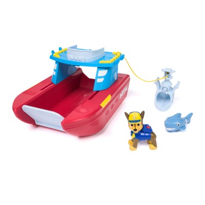 PAW Patrol , Sea Patroller, veicolo con Chase e squalo, 2 modalità Perlustrazione, giocattoli per bambini e bambine dai 3 anni